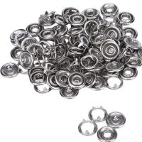 9.5mm Metal Snap Button Press Button Ring Studs Fasteners