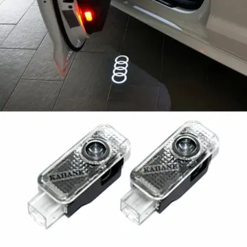 2Pcs Audi LED Car Door Welcome Light Ghost Shadow Lamp for A4 B6 B8 A1 A3  A6 C5 A5 A8 80 A7 Q3 Q5 Q7 TT R8 Logo Projector Lights