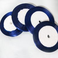 25 yards roll deep blue ribbon wedding decoration home decoration holiday celetion decoration clothing accessories