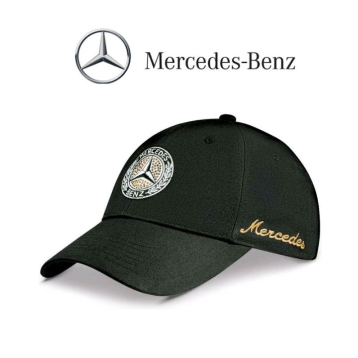 หมวกแก๊ป-ลาย-mercedes-benz-swarovski-สไตล์คลาสสิก