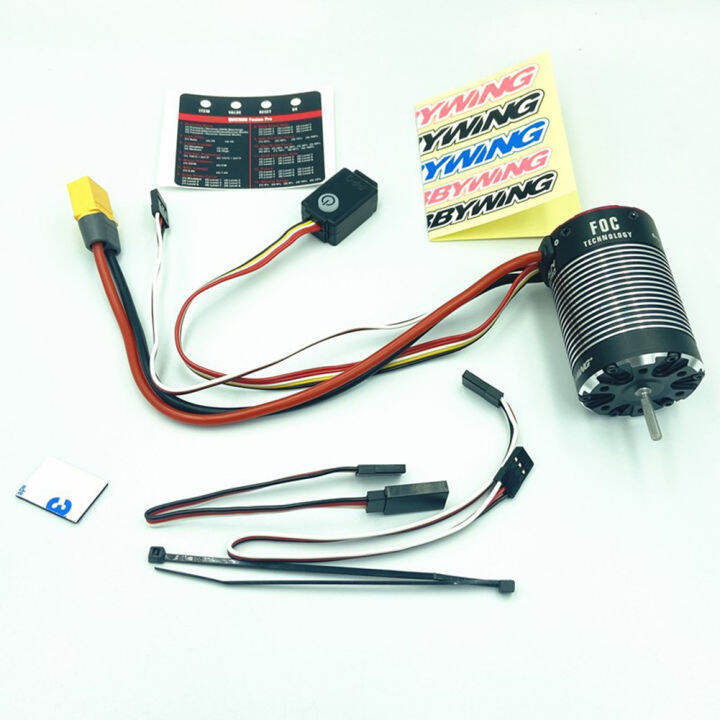 New HobbyWing QuicRun Fusion Pro 2300KV Brushless Sensory Motor Built In 60A ESC 2 In 1 For 1/10