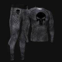 New Thermal underwear Long johns Set winter rashgard male Compression T-shirt leggings 2 piece tracksuit Men Brand Clothing 4xl