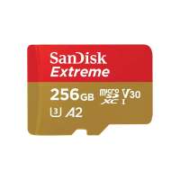 เม็มโมรี่การ์ด||| 256 GB MICRO SD CARD (ไมโครเอสดีการ์ด) SANDISK EXTREME MICROSDXC CARD (SDSQXAV-256G-GN6MN)|||