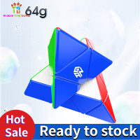 Hualun ของเล่น GAN Pyramid Magnetic 3x3 Magic Cube Speed Cube Puzzle ของเล่นสำหรับเด็ก