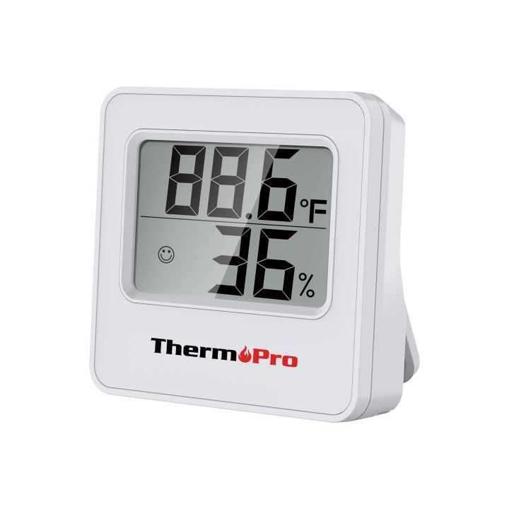 ThermoPro TP49 Black White Weather Station Mini Digital Indoor