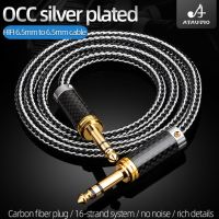 OCC silver-plated 6.5 male to male TRS electronic organ audio cable 6.5mm stereo mixer power amplifier cable