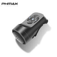 PHMAX USB ชาร์จจักรยานรถจักรยานยนต์ไฟฟ้าเบลล์ฮอร์น4โหมดภูเขาถนนขี่จักรยานสัญญาณกันขโมยฮอร์นอุปกรณ์จักรยาน