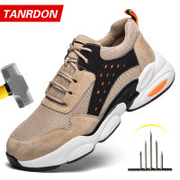 Safety Work Shoes Construction Men Outdoor Steel Toe Cap Shoes Men Puncture Proof High Quality Lightweight Safety Boots