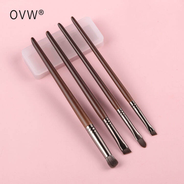 OVW 4pcs Makeup Brushes Set Cream Eye Shadow Brush Eyebrow Brush