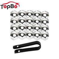 20Pcs Car Wheel Nut Covers Caps 17 19 21mm Wheel Lug Bolt Center Nut Caps  Anti-Rust Hub Screw Protector Car Accessories Nails  Screws Fasteners