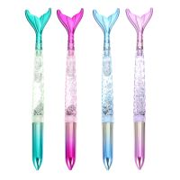 4 Pcs Stationery Pen Signing Pens Mermaid Ball-point Gel Kids Liquid Student Plastic Child Ballpoint Black Pens