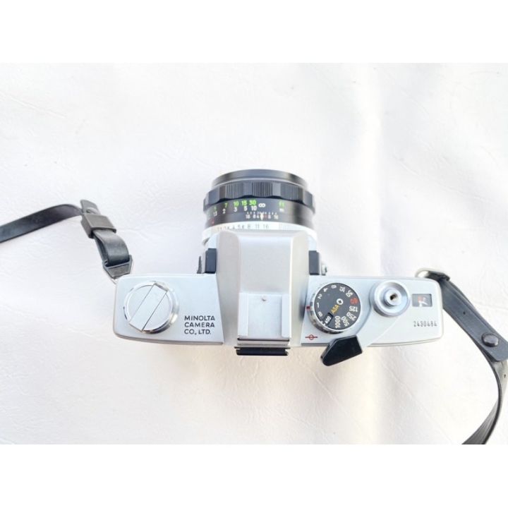 กล้องฟิล์ม-minolta-srt-101-พร้อมเลนส์-สวยเต็มระบบ-ถ่ายหน้าชัดหลังเบลอได้