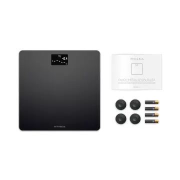 Best Buy: Withings Body Weight & BMI Wi-Fi Smart Scale Black  WBS06-BLACK-ALL-INTER