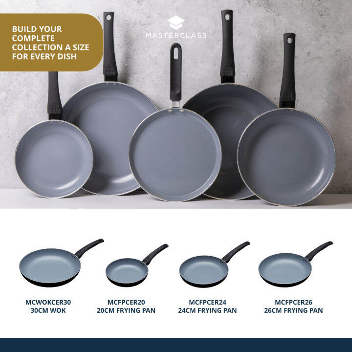 masterclass-eco-all-hobs-frying-pan-with-healthier-ceramic-chemical-non-stick-and-scratch-resistant-non-stick-cookware-pots-and-pans-black-20cm-30cm-กระทะ