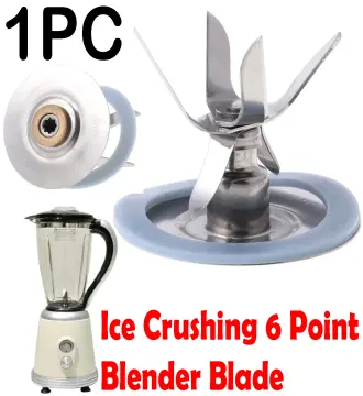 6 Point Ice Crushing Blade For Oster and Osterizer Blender With Jar Base  Cap And 2 Pcs O Ring Seal Gasket