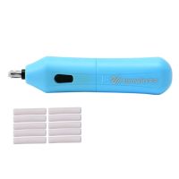 ✆△◄ Handy Electric Eraser Kit Battery Operated Automatic For Pencil With 10 Refills