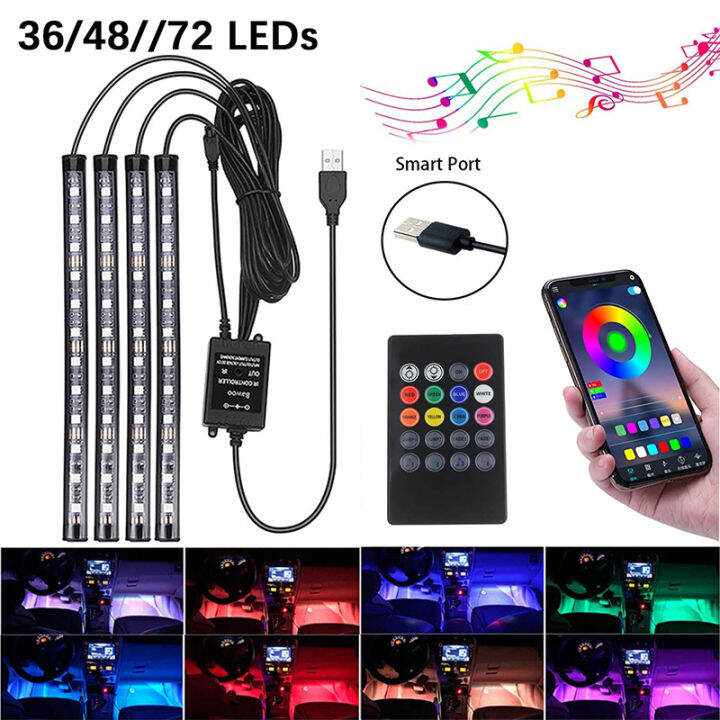 456-in-1-rgb-led-atmosphere-car-interior-foot-ambient-decorative-lights-kit-neon-fiber-optic-light-strip-app-control-diy-music