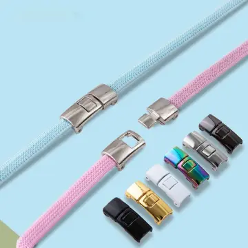 Shoelaces Semicircle Buckles No Tie Buckle Connector for Shoes Sneakers  Shoelace Quick Tie Shoe Laces Metal