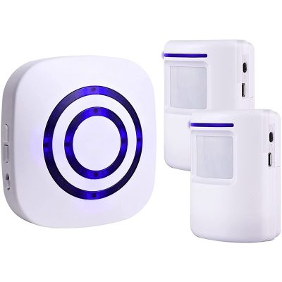 Motion Sensor Alarm System, Wireless Home Security Driveway Alarm Indoor,PIR Motion Detector Alert with 2 Sensor