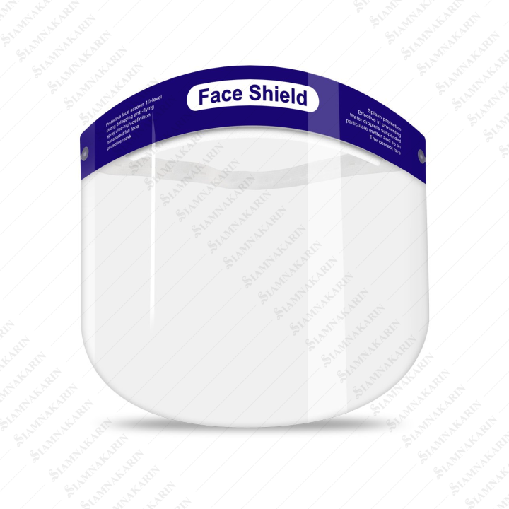 face-shield-เฟสชิล-หน้ากากใส-ป้องกันละอองเชื้อโรค-ฝุ่นผง-ละอองน้ำลาย