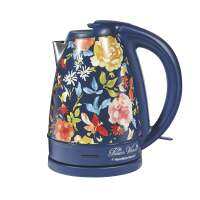 The Pioneer Woman Fiona Floral Blue, Electric Kettle, 1.7-Liter, Model 40971