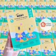 Túi trữ sữa Moby 150ml chất liệu dày dặn an toàn hộp 30 túi