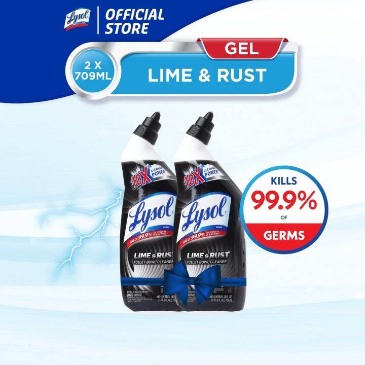 Lysol Lime Rust Toilet Bowl Cleaner 709ml Twin Pack Lazada PH