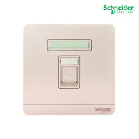 Schneider Electric : เต้ารับคอมพิวเตอร์ (สายแลน) 1 ช่อง CAT6, RJ45 มีม่านนิรภัย สีทอง รุ่น AvatarOn E : E8331RJS6_WG สั่งซื้อได้ที่ร้าน PlugOn