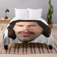 Ready Stock Adam Driver Throw Blanket Custom Blanket bed plaid Summer Blanket