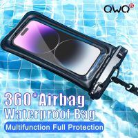 360° Full Cover Airbag Waterproof Swim Bag Phone Case For iPhone 11 13 12 14 Pro Max Samsung s23 Ultra Xiaomi Redmi Phone Cases