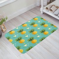 Fruit Pineapple Triangle Geometry Entrance Doormat Kitchen Mat Carpet Living Room Welcome Home Hallway Rugs Bathroom Door Mats