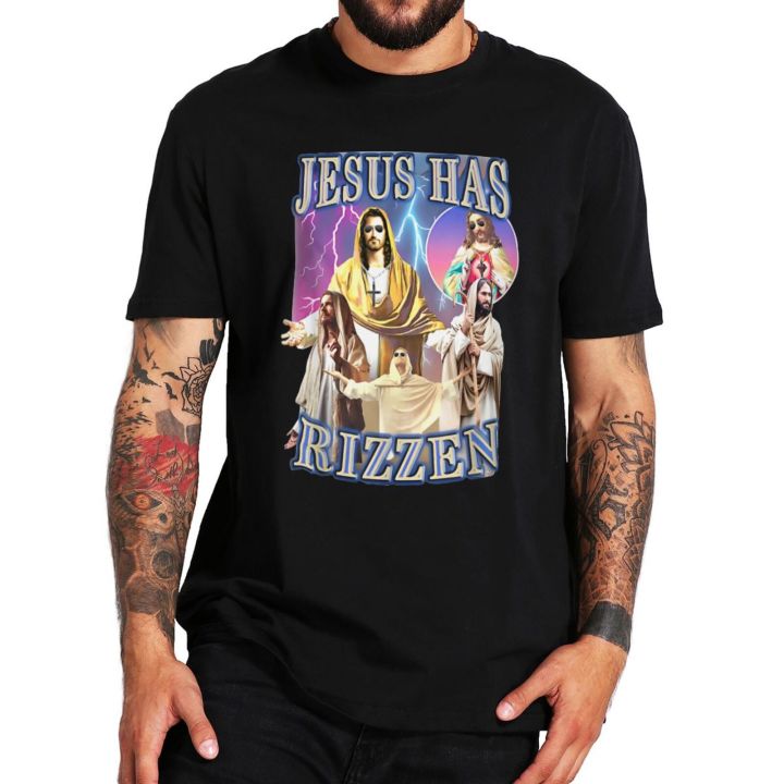 Jesus Has Rizzen T Shirt Retro Christian Religious Lazada Ph