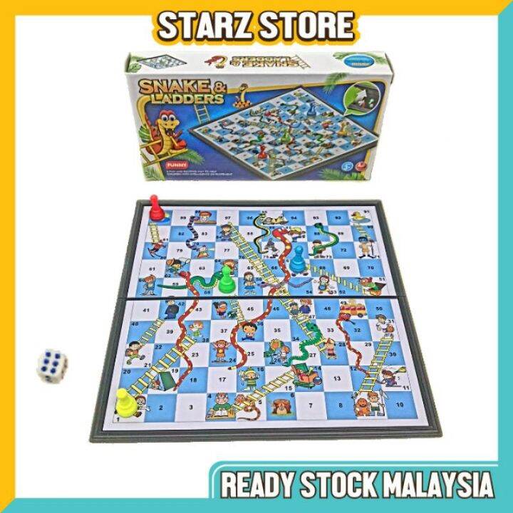 Malaysia Stock [READY STOCK] Classic Snake & Ladder Game