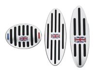 ราคาต่อ 3 ชิ้น แป้นเหยียบกันลื่น ลายธงชาติ มินิคูเปอร์ แบบครอบ Mini Cooper Jcw England pedal cover for R50/R52/R53 R55/R56/R57/R58/R59/R60/R61 F54/F55/F56/F57/F60