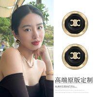 Vivienne Westwood Yang Caiyus same style earrings for women 2023 new light luxury high-end earrings Hong Kong style retro earrings niche design