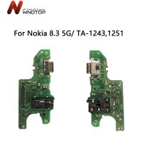 100% เชื่อมต่อได้ดีสำหรับแท่นชาร์จ Nokia 8.3 5G ชาร์จพอร์ตบอร์ด Pcb Ta-1243 Ta-1251ขั้วต่อแท่นชาร์จ Usb พร้อมสายเคเบิลงอได้ไมโครโฟน