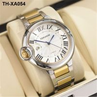 Couple watch automatic movement waterproof calendar men and women leisure retro quartz