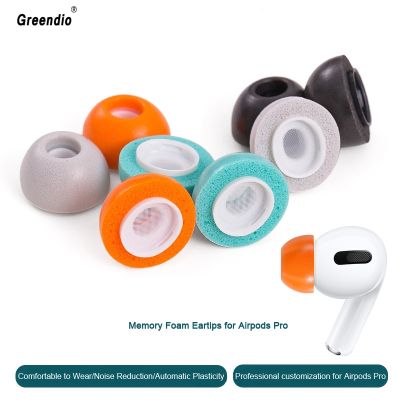【CW】◊❃  Memory Foam Ear Tips for Airpods Noise Isolate Earbuds Earplugs With Pressure Hole Dustproof