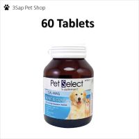 Pet Select Cal Mag  Bone &amp; Coat 60 เม็ด For Pets Dog Cat อาหารเสริมสุนัข แมว บำรุงกระดูก ข้อต่อ ผิว เส้นขน ใช้ได้ทุกวัย