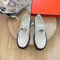 British Style R Small Leather Shoes Herr mesˉ Thick Bottom Metal Buckle Loafers Womens Autumn 2023 New Slip-on Womens Shoes