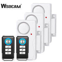 WSDCAM Wireless Door Alarm พร้อมรีโมทเตือนการสั่นสะเทือนระบบ Anti Lost Windows Open Alarms Home Security Sensor