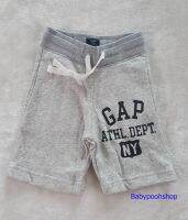 กางเกงขาสั้น เชือกผูกได้ โลโก้ GAP สีเทา มี 2 แบบ