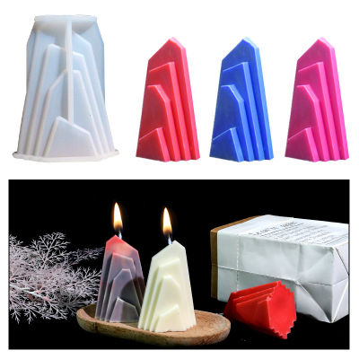 Soap Handmade Gypsum Decorate Stripe Aromatherapy Candle Silicone Mold Mould