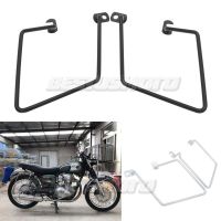 W400 W650 W800 Motorcycle Solid Steel Saddlebag Support Bracket Side Mount Trunk Bag Holder For Kawasaki W 400 650 800