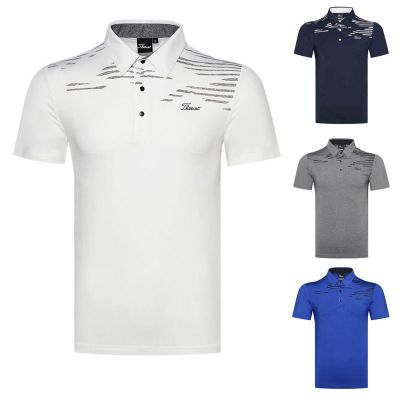 23 summer golf mens POLO shirt outdoor quick-drying sports short-sleeved non-ironing T-shirt breathable top golf
