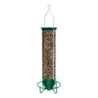 Wild Bird Feeders 5lbs Capacity Outdoor Metal Birdfeeder Easy to Fill Heavy Duty Squirrel Proof Bird Feeding Container for Wild Birds Cardinal Hummingbird valuable