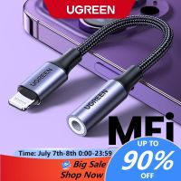 Ugreen อะแดปเตอร์สายหูฟัง MFi Lightning เป็นแจ็ค AUX 3.5 มม. สําหรับ iPhone 14 plus Pro MAX 7 8 XR Xs