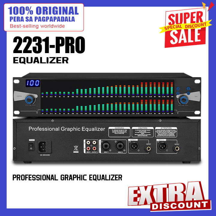 2231PRO Equalizer EQ digital equalizer Builtin na 100DSP effect 2