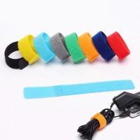 20 mm * 180 mm color multi-function Velcro self-adhesive binding tape nylon binding belt string management tape Adhesives  Tape