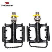 ♙▪❂ Hot-selling mountain bike three-pelin quick-release pedal aluminum alloy bearing pedal road bike bicycle accessories and equipment